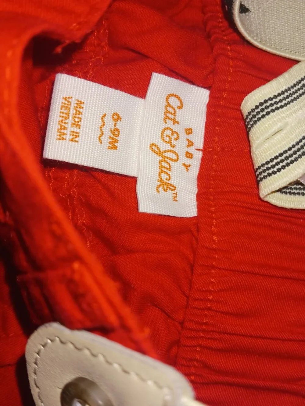 Cat & Jack Red Suspender Pants 9-12M Holiday Christmas Toddler Boys Girls